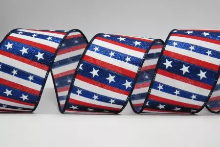 Wstążka w paski 4TH of July - Wstążka w paski na 4 lipca